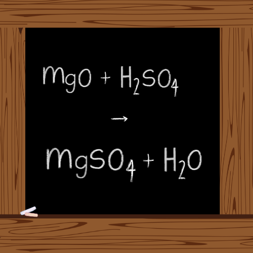 Illustration of a chalk board with equations written in chalk