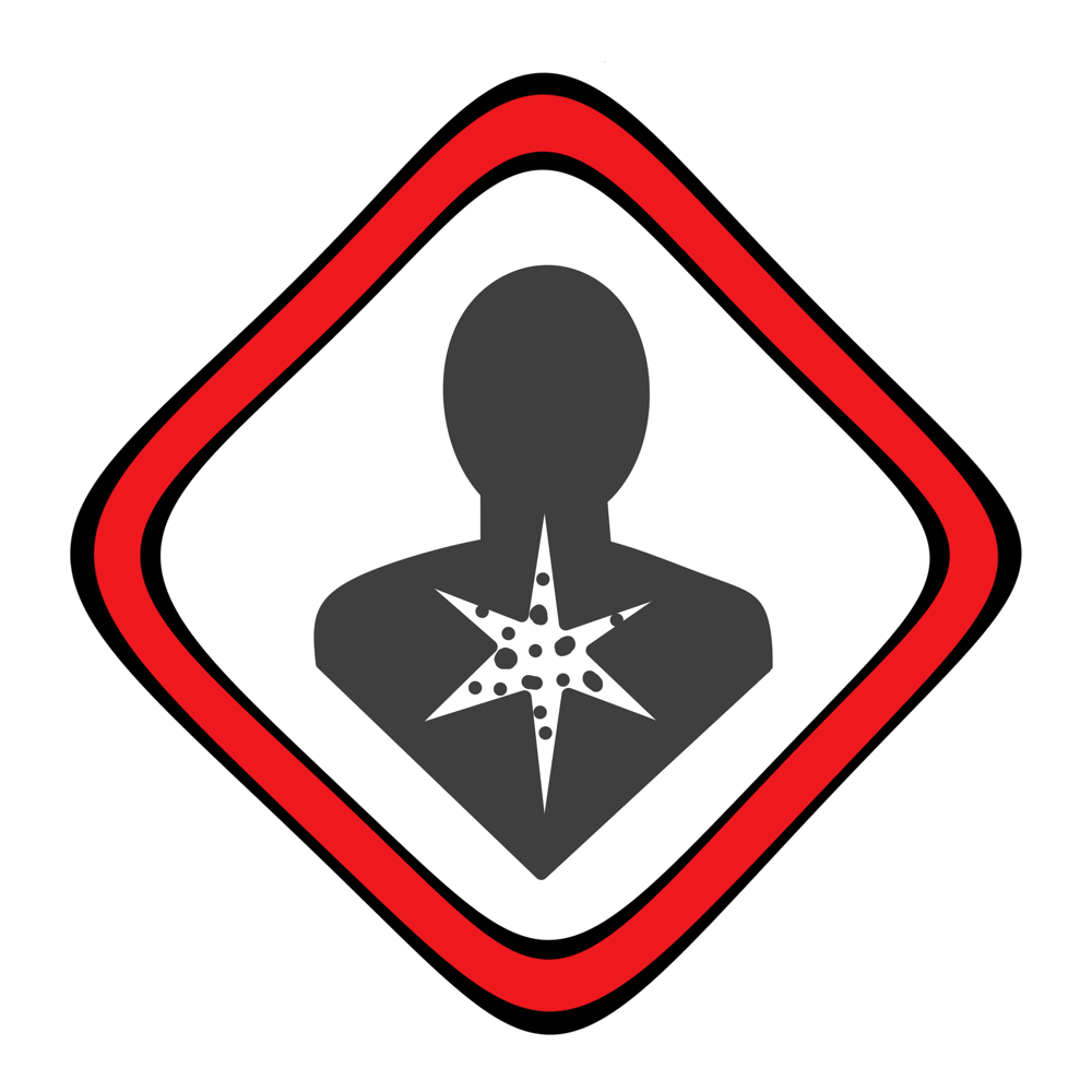 Severe health hazard sign