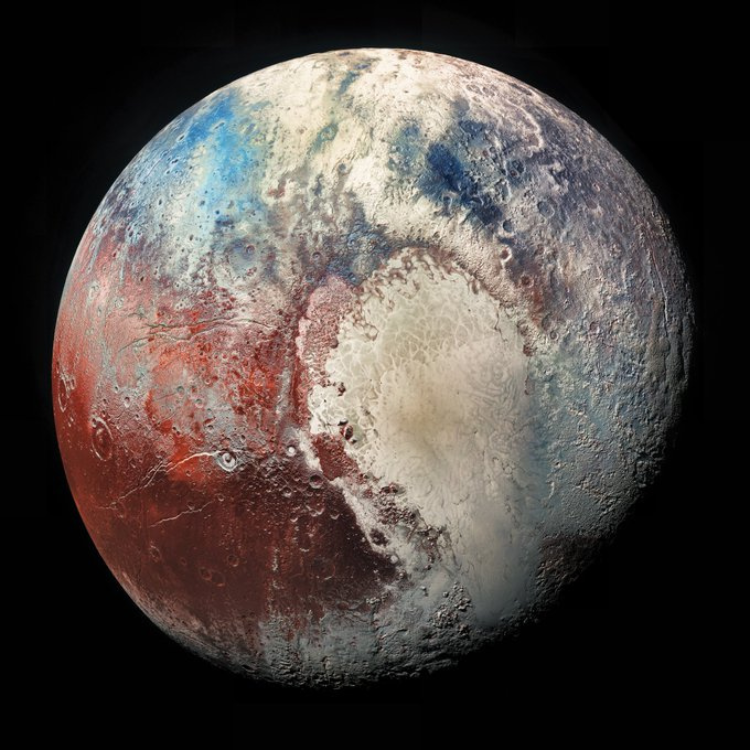 Colour image of Pluto