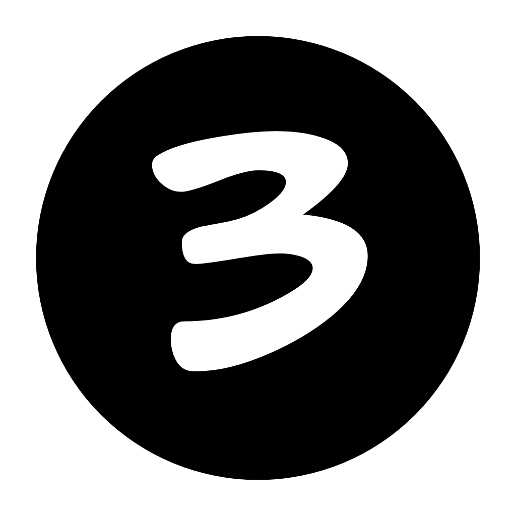 number three icon