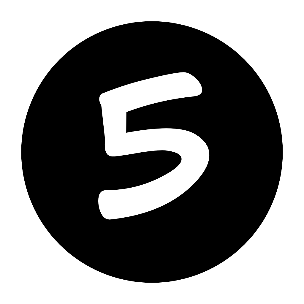 number five icon